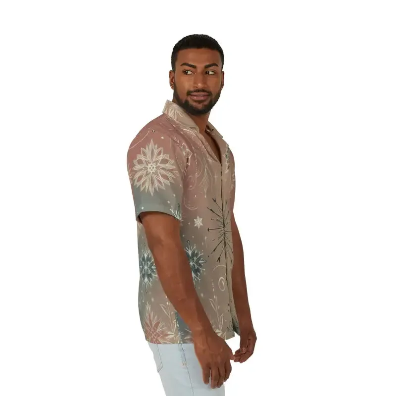 Hawaiian Camp Shirt Xmas Sparkle Meets Endless Summer