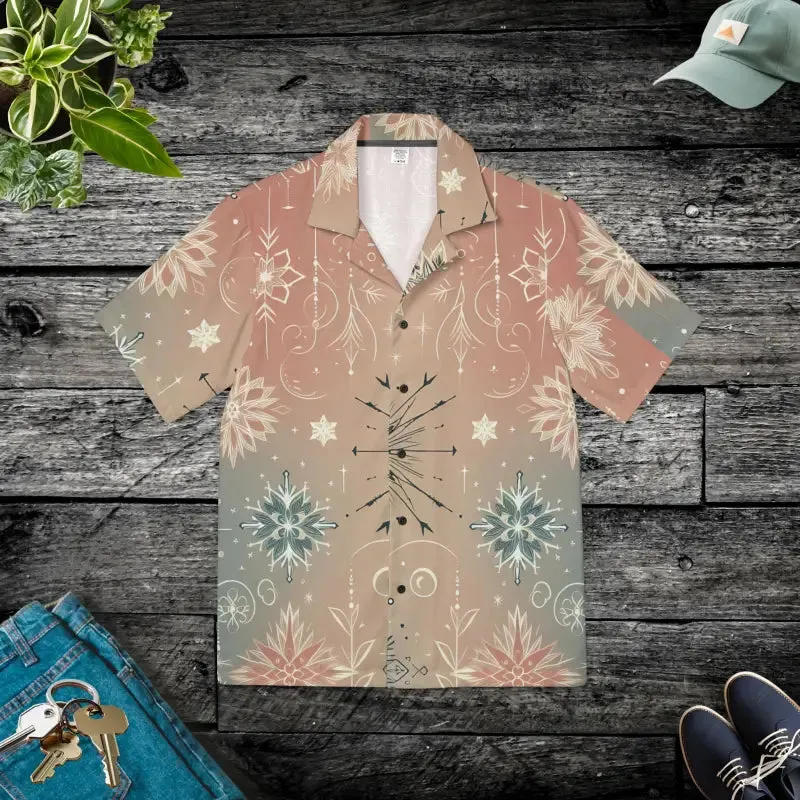 Hawaiian Camp Shirt Xmas Sparkle Meets Endless Summer