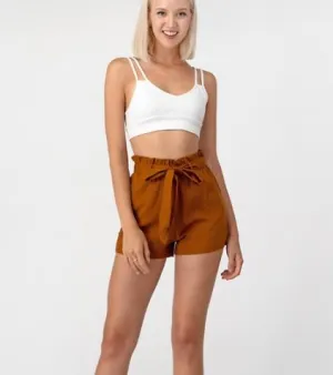HELENA TIE FRONT SHORTS