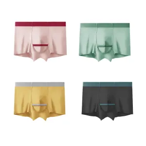 Hooded Pouch - Men's Modal Trunks (4 pack) - JEWYEE 5320