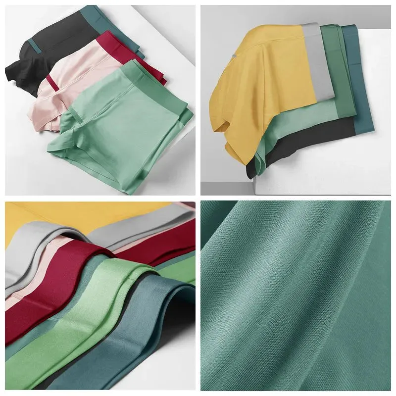 Hooded Pouch - Men's Modal Trunks (4 pack) - JEWYEE 5320