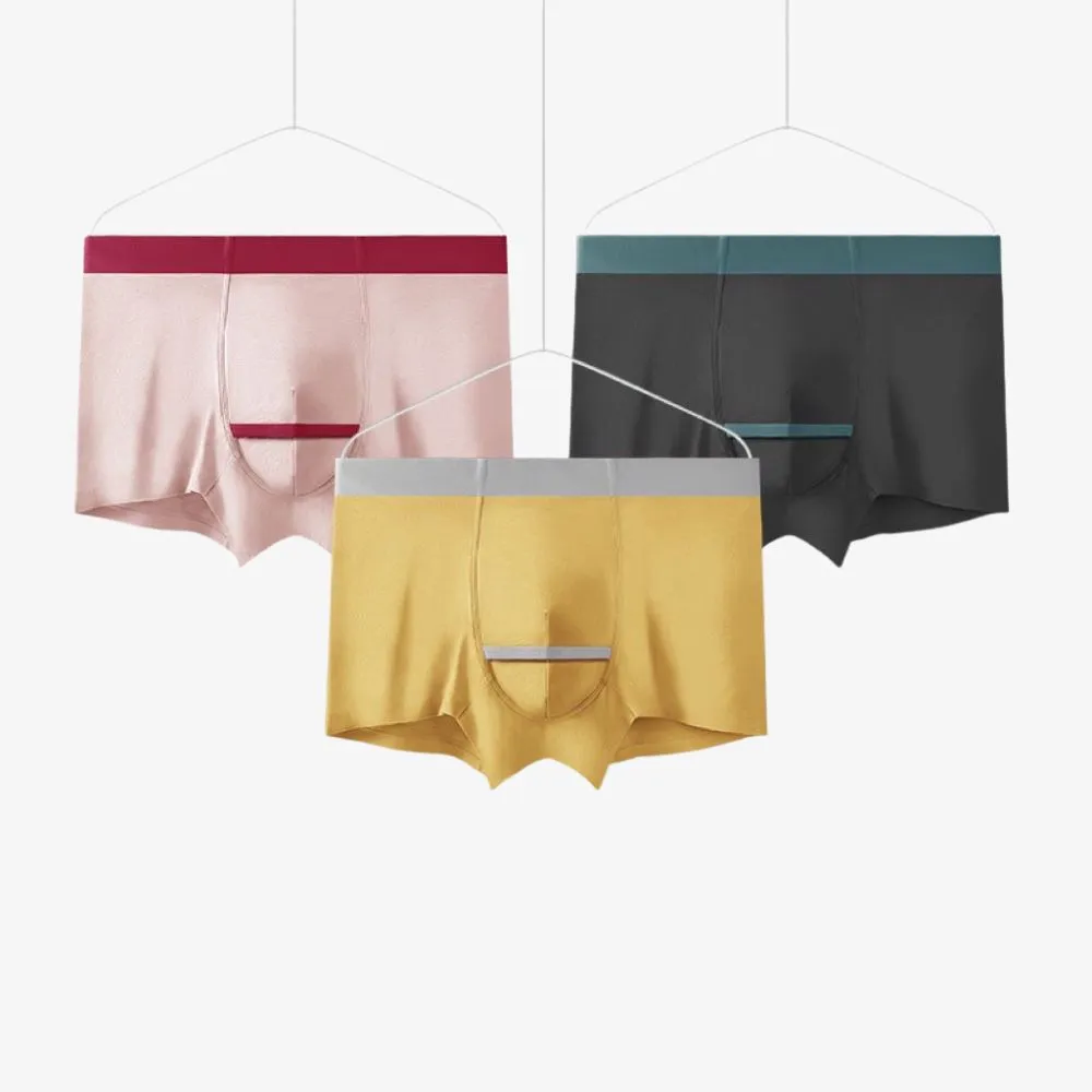 Hooded Pouch - Men's Modal Trunks (4 pack) - JEWYEE 5320