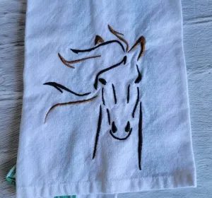 Horse Facing You Towel
