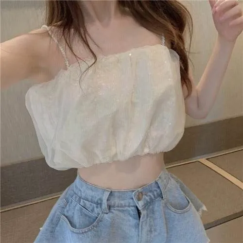 Lace Bottoming, Denim High-waisted Shorts, Two-piece Women