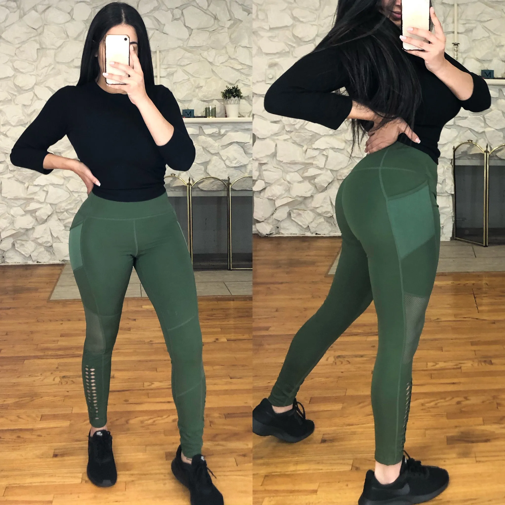 LAURA Leggings - Olive