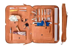 Leather MacBook Tech Organiser Case