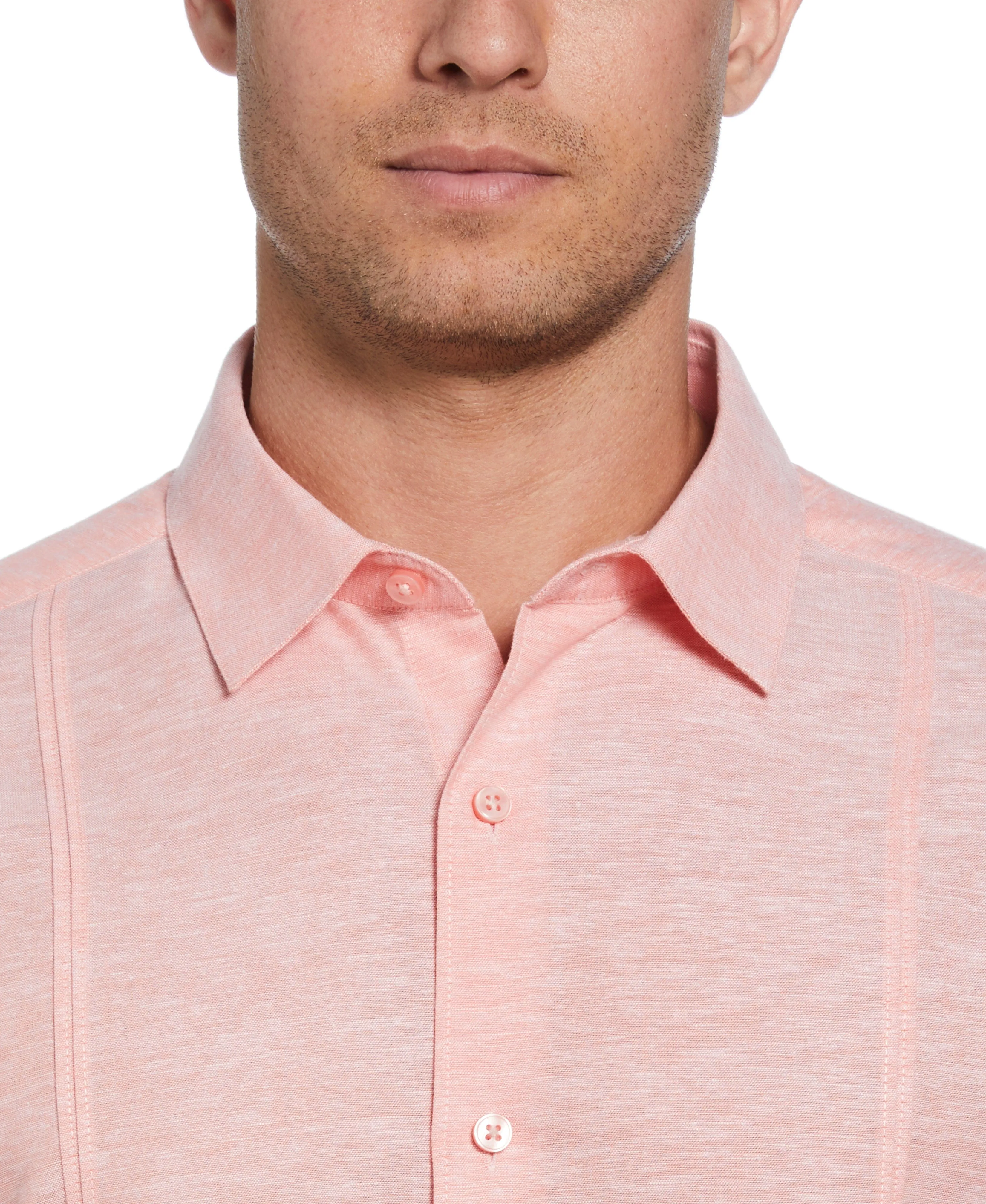 Linen Blend Panel Shirt