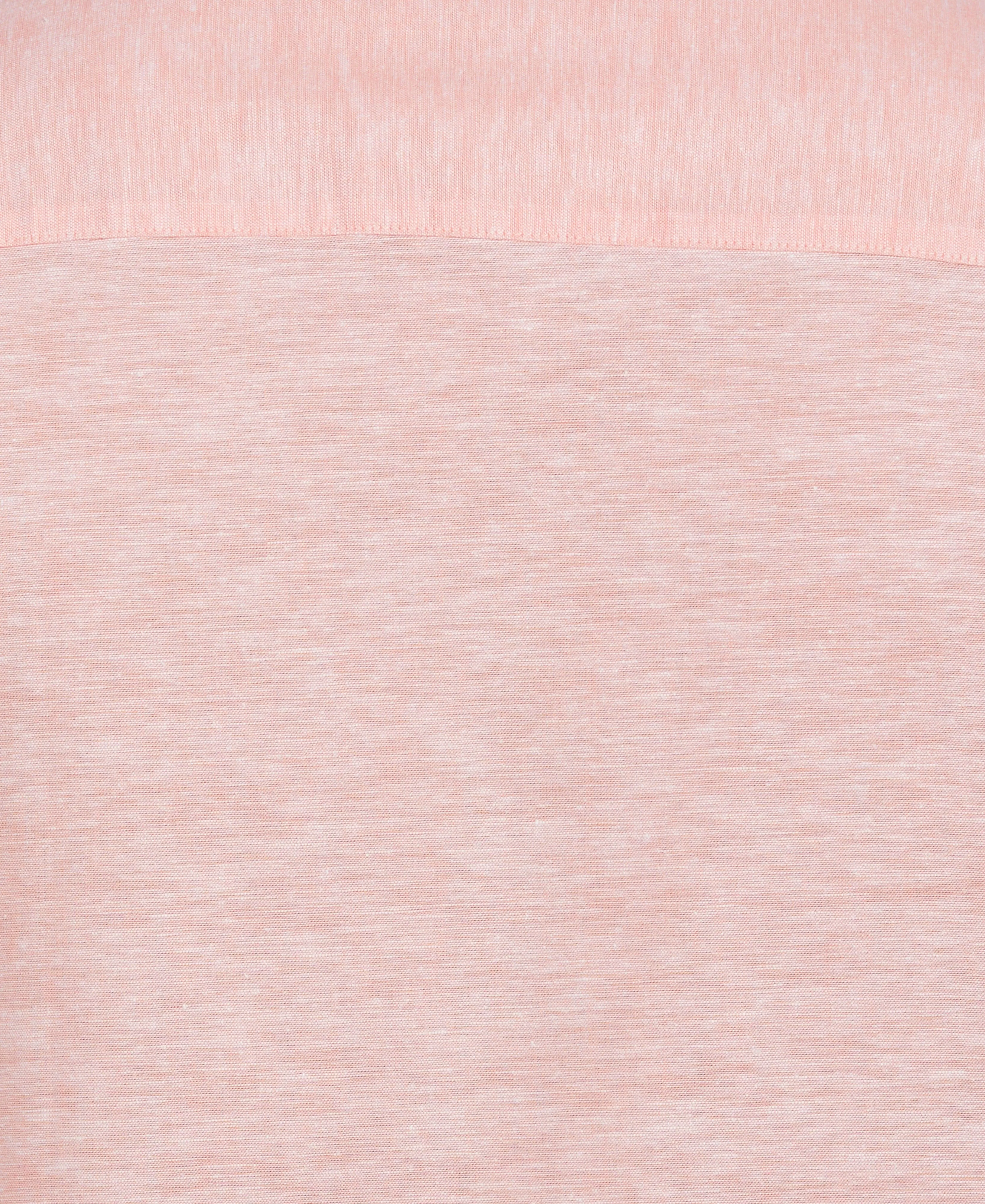 Linen Blend Panel Shirt