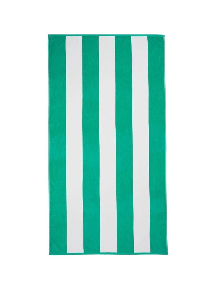 Linen House Portofino Green Beach Towel 86X160