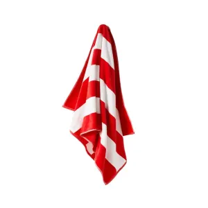 Linen House Portofino Red Beach Towel 86X160