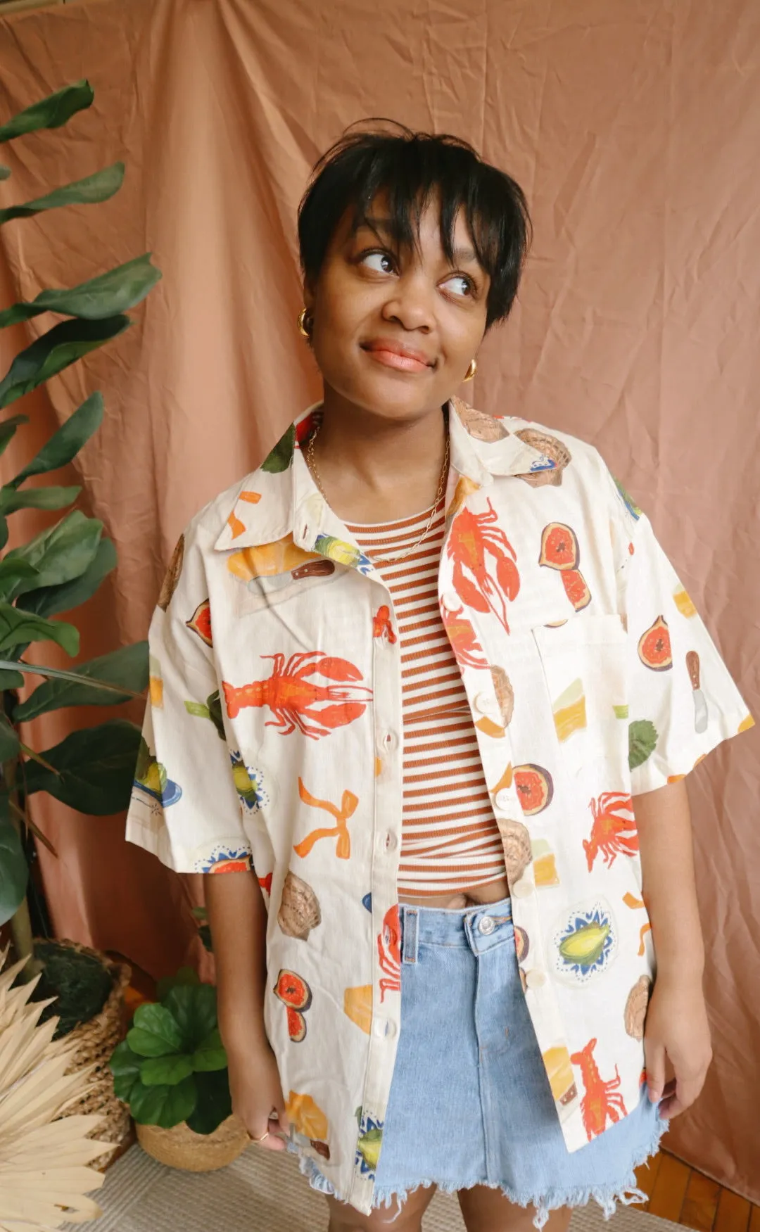 Lobster Feast Button Down