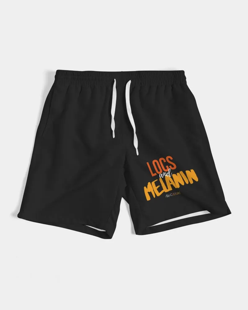 LOCS and MELANIN Men's Swim Trunks
