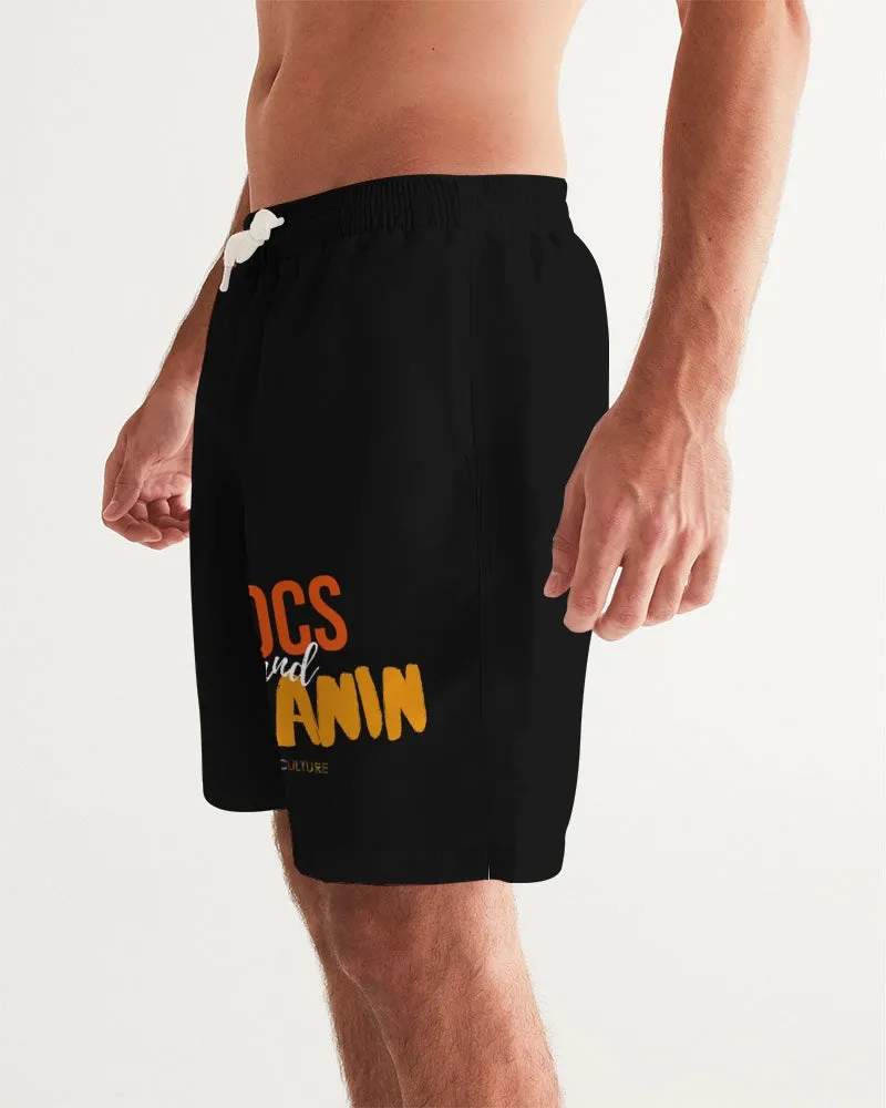LOCS and MELANIN Men's Swim Trunks