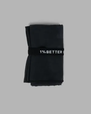 LSKD x Fitstop Lightweight Microfibre Towel 45x105cm - Black