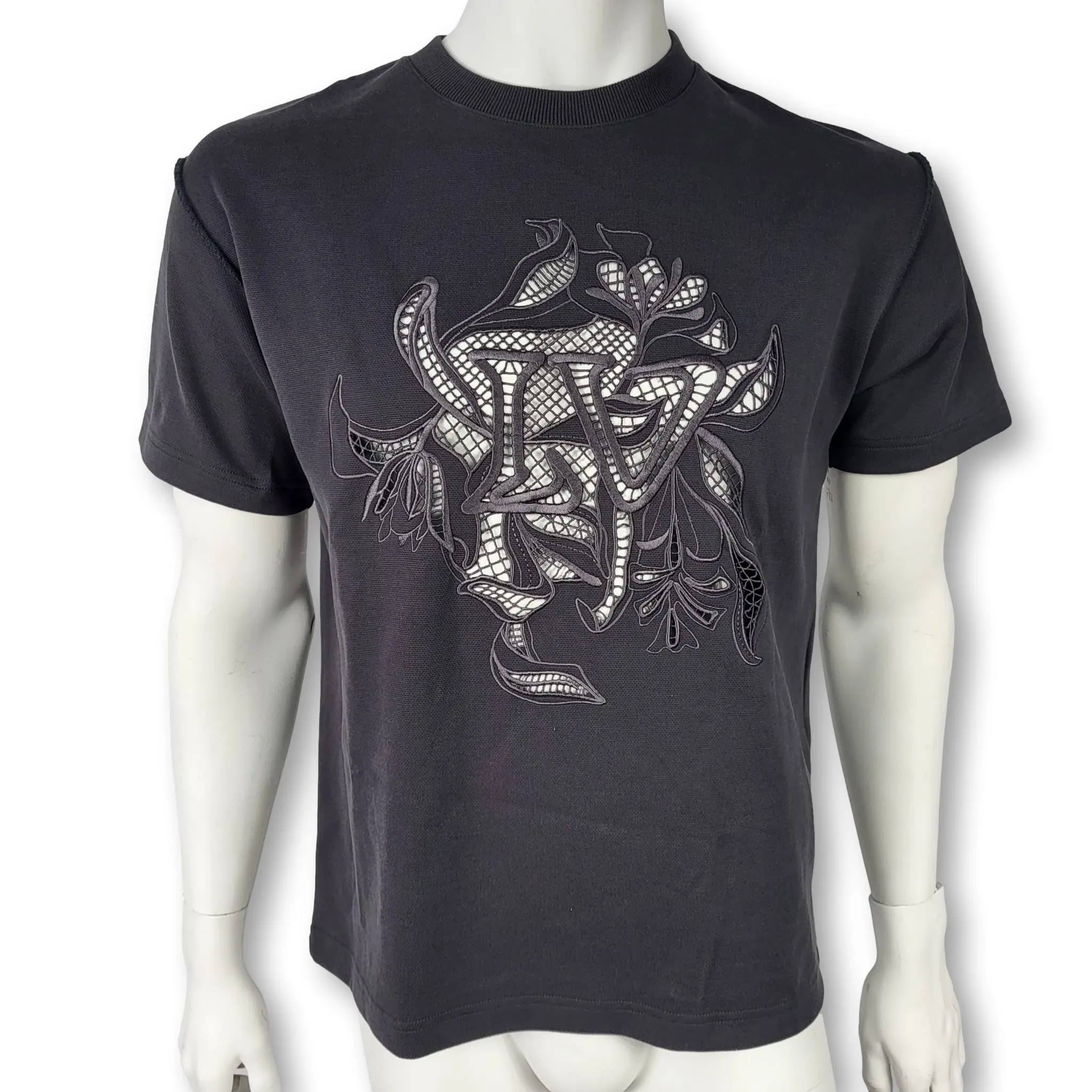 LV Vegetal Lace Embroidery T-Shirt