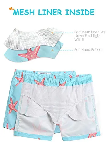 MaaMgic Boys Swim Trunks Toddler Swim Shorts Little Boys Bathing Suit Swimsuit Toddler Boy Swimwear