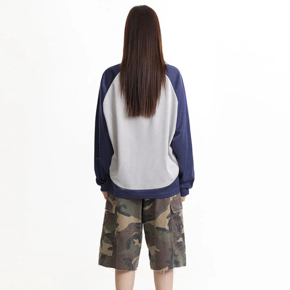 【MADE EXTREME】Quick-Drying Mesh BaseballSweatshirt