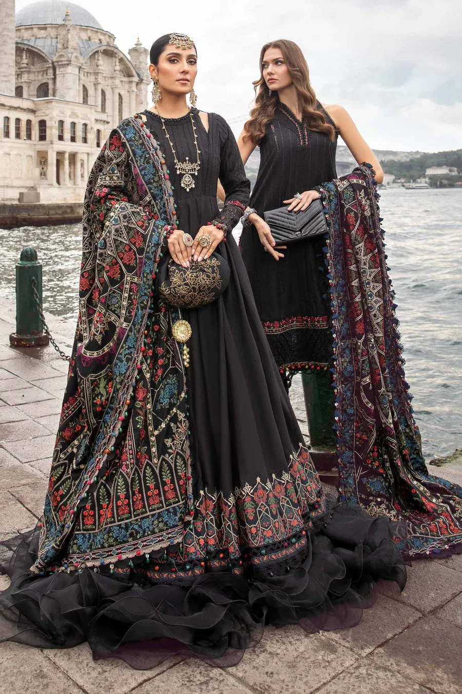 Maria.B | Linen Collection '23 | Black DL-1101