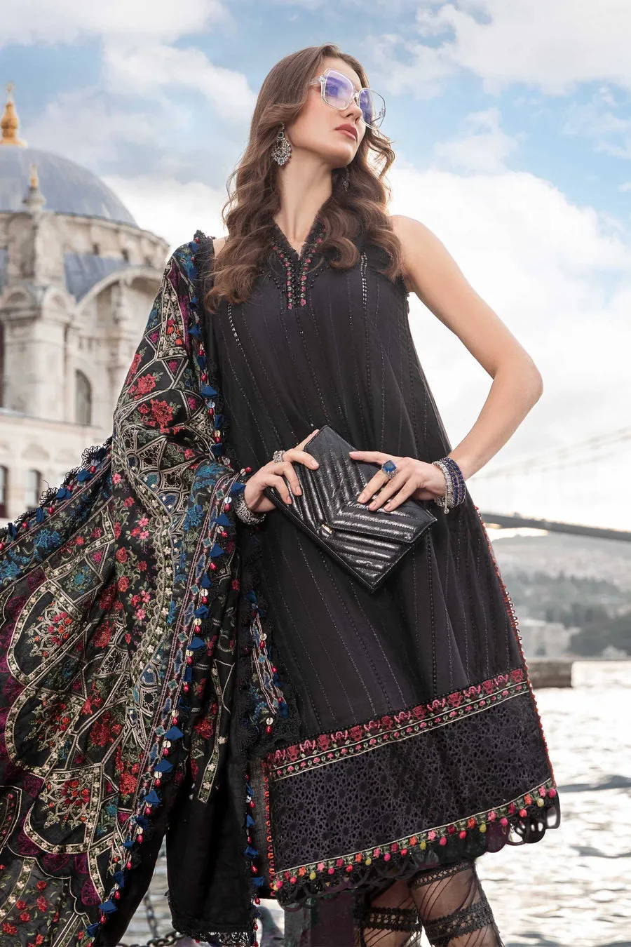 Maria.B | Linen Collection '23 | Black DL-1101