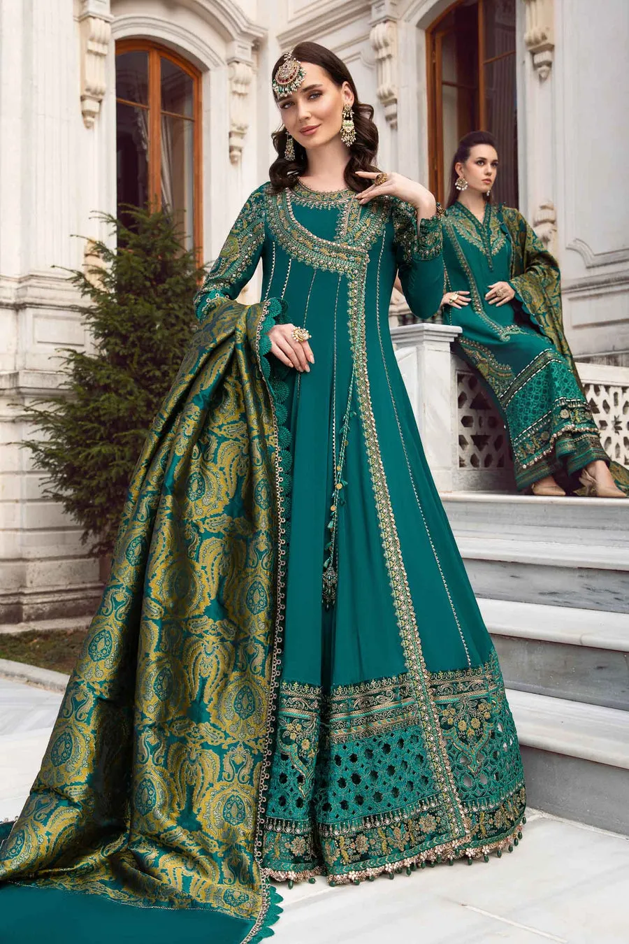 Maria.B | Linen Collection '23 | Emerald green DL-1107
