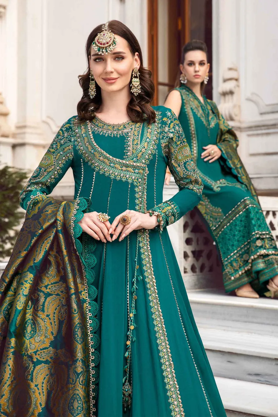 Maria.B | Linen Collection '23 | Emerald green DL-1107