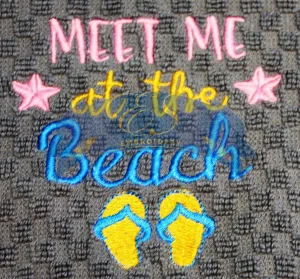 Meet me at the Beach Kitchen Towel