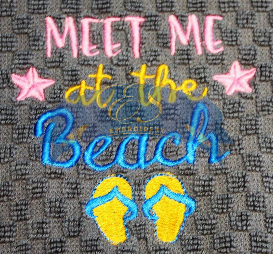 Meet me at the Beach Kitchen Towel