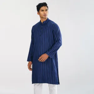 Mens Navy Basic Panjabi