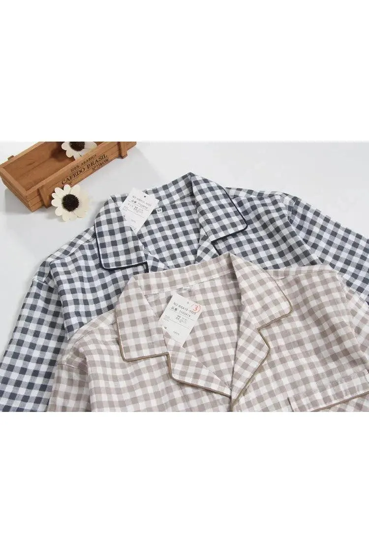 Men's Pajamas Double Gauze Home Service Suit