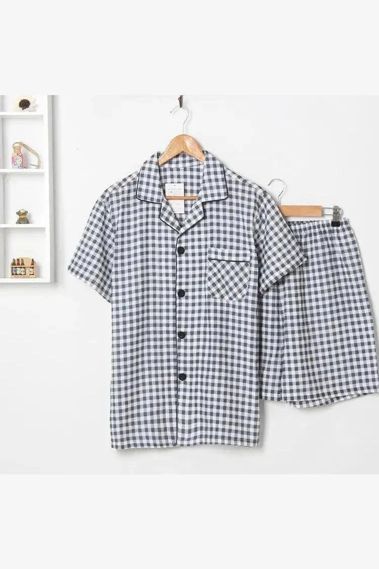 Men's Pajamas Double Gauze Home Service Suit