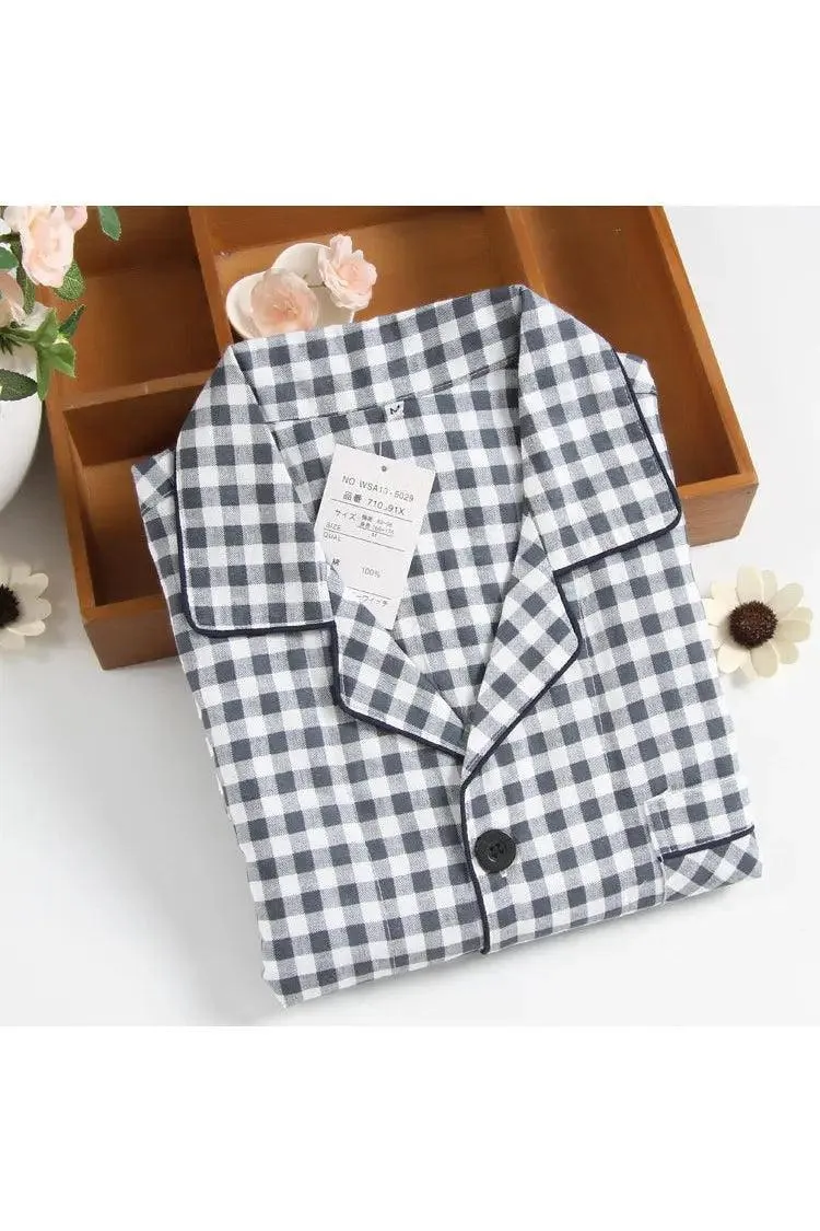 Men's Pajamas Double Gauze Home Service Suit