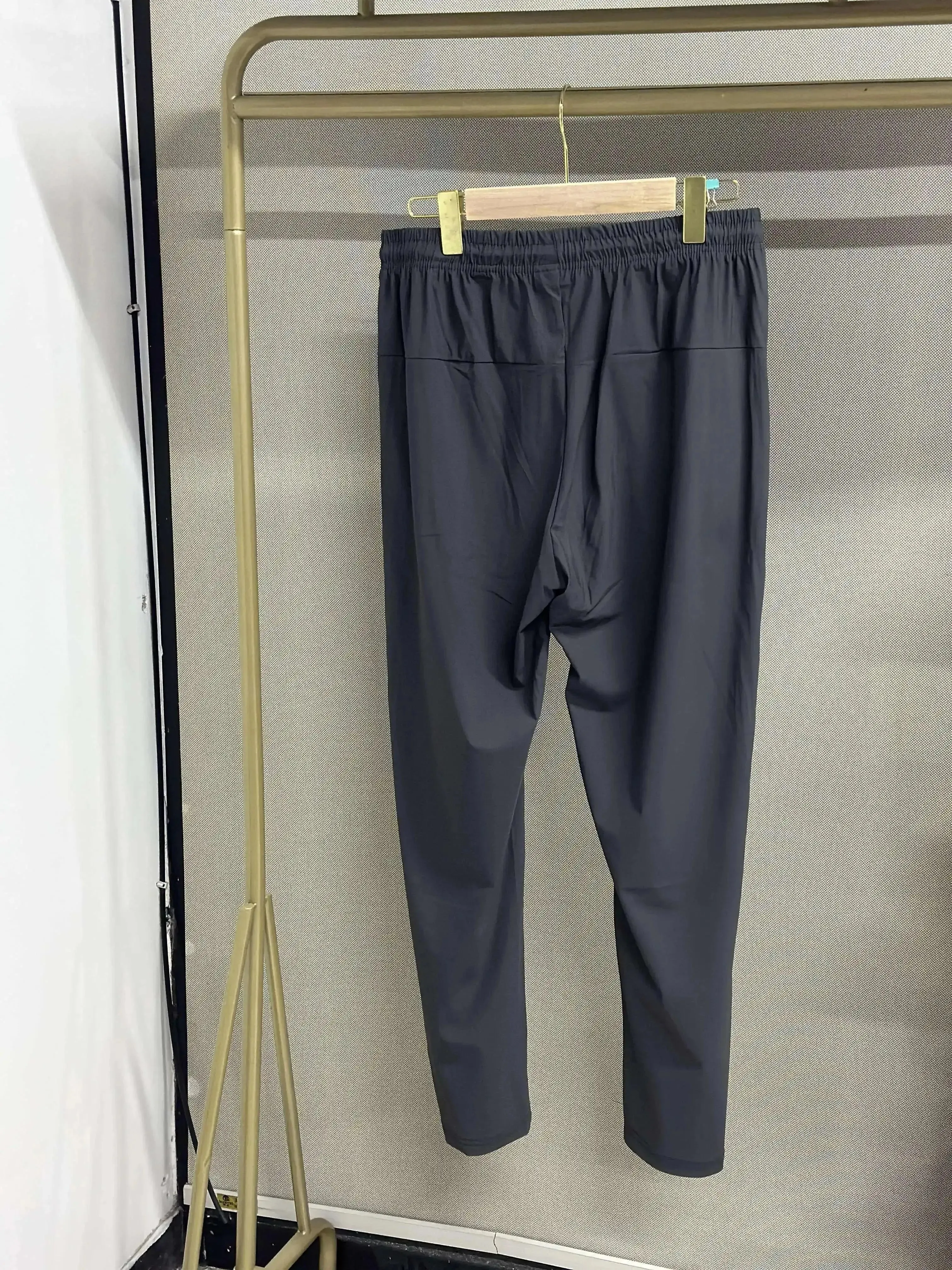 Men's Quick-drying Breathable Waist Drawstring Joggers, Chic High Stretch Sports Pantst For Fitness