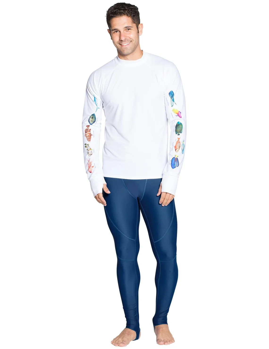 Men's Snorkel Stirrup Swim Legging - Navy