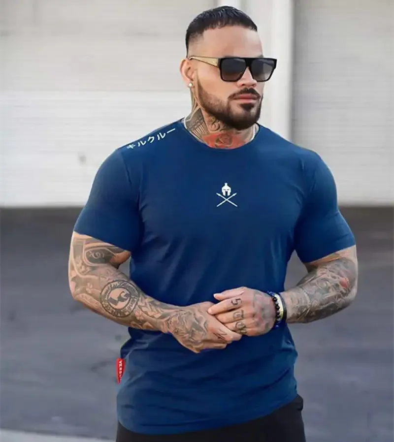 Men's Summer Bodybuilding Tee: Cool & Stylish