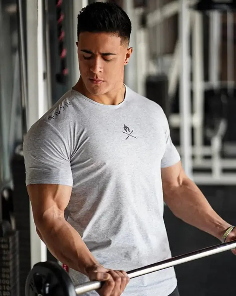Men's Summer Bodybuilding Tee: Cool & Stylish