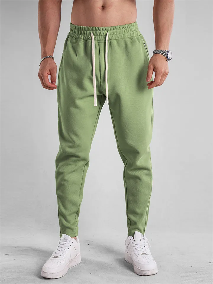 Men's Thickened Warm Cotton Sport Pants for Winter
