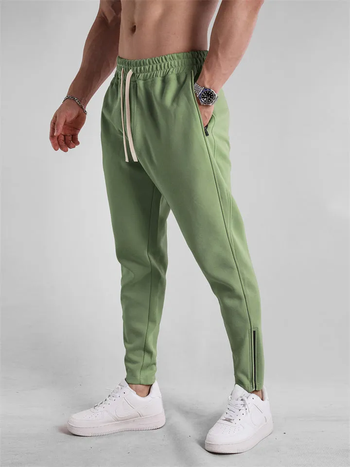 Men's Thickened Warm Cotton Sport Pants for Winter