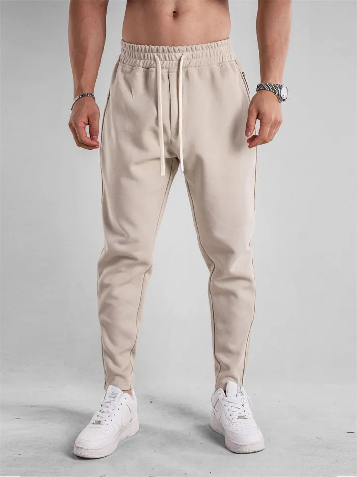Men's Thickened Warm Cotton Sport Pants for Winter