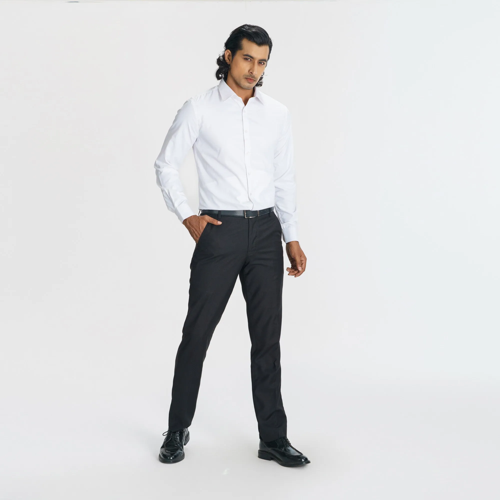 Mens White Formal Shirt