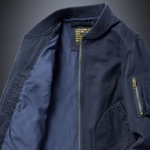 Men's Zip Up Bomber Jacket