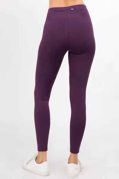 Mesh Colorblock Tight - Purple