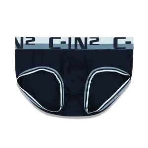 Mesh Mid Rise Brief Nando Navy