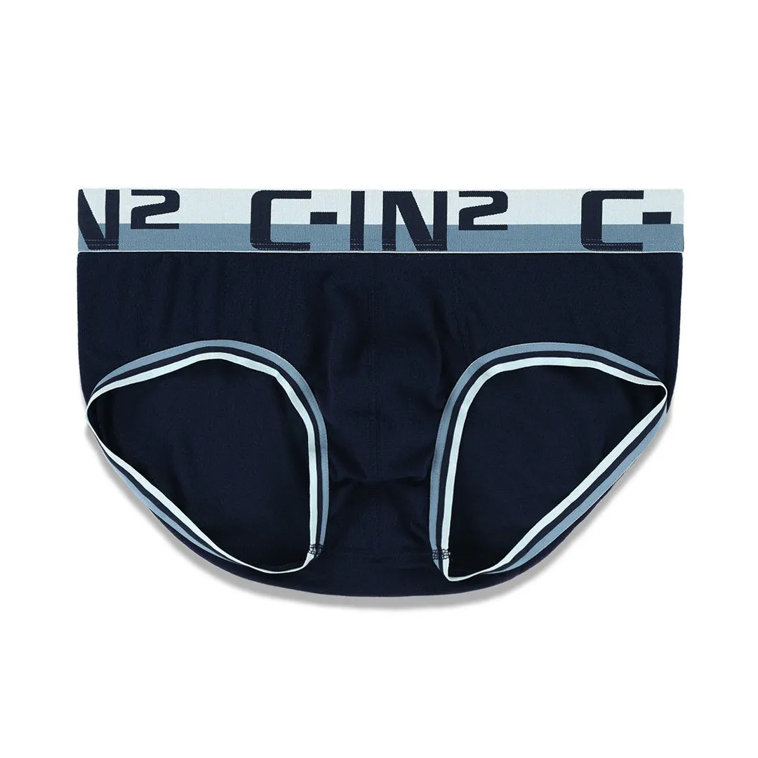 Mesh Mid Rise Brief Nando Navy