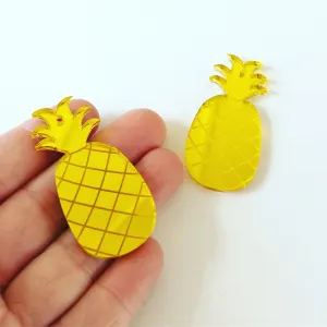 Mirror: © Spiky Pineapple Charms - TWO PAIRS
