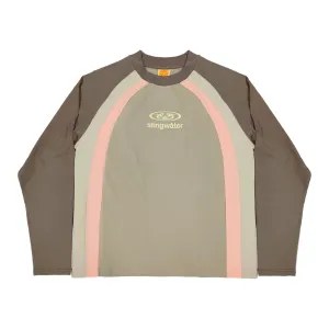 Moses Paneled Longsleeve T-Shirt Gray/Pink