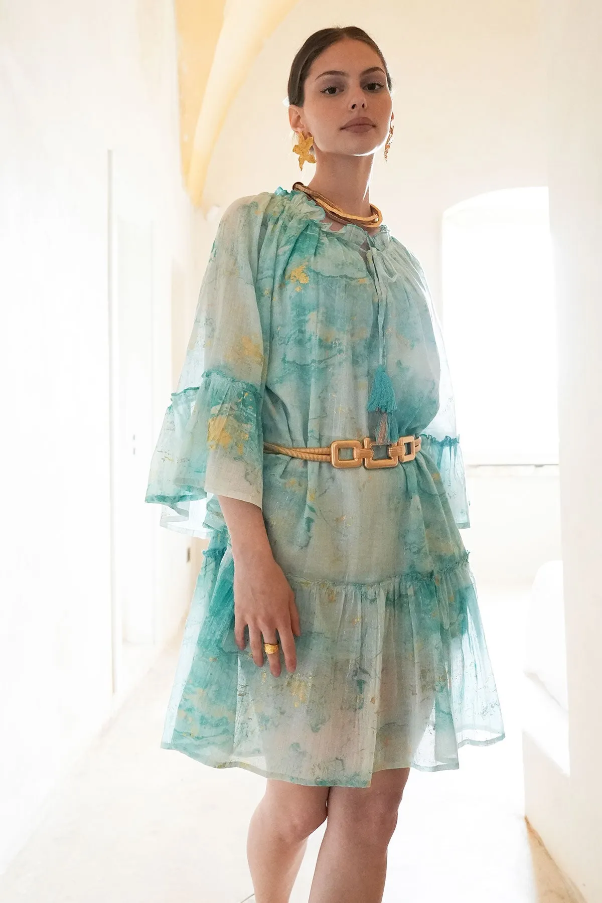 Nalai Tunic Aqua