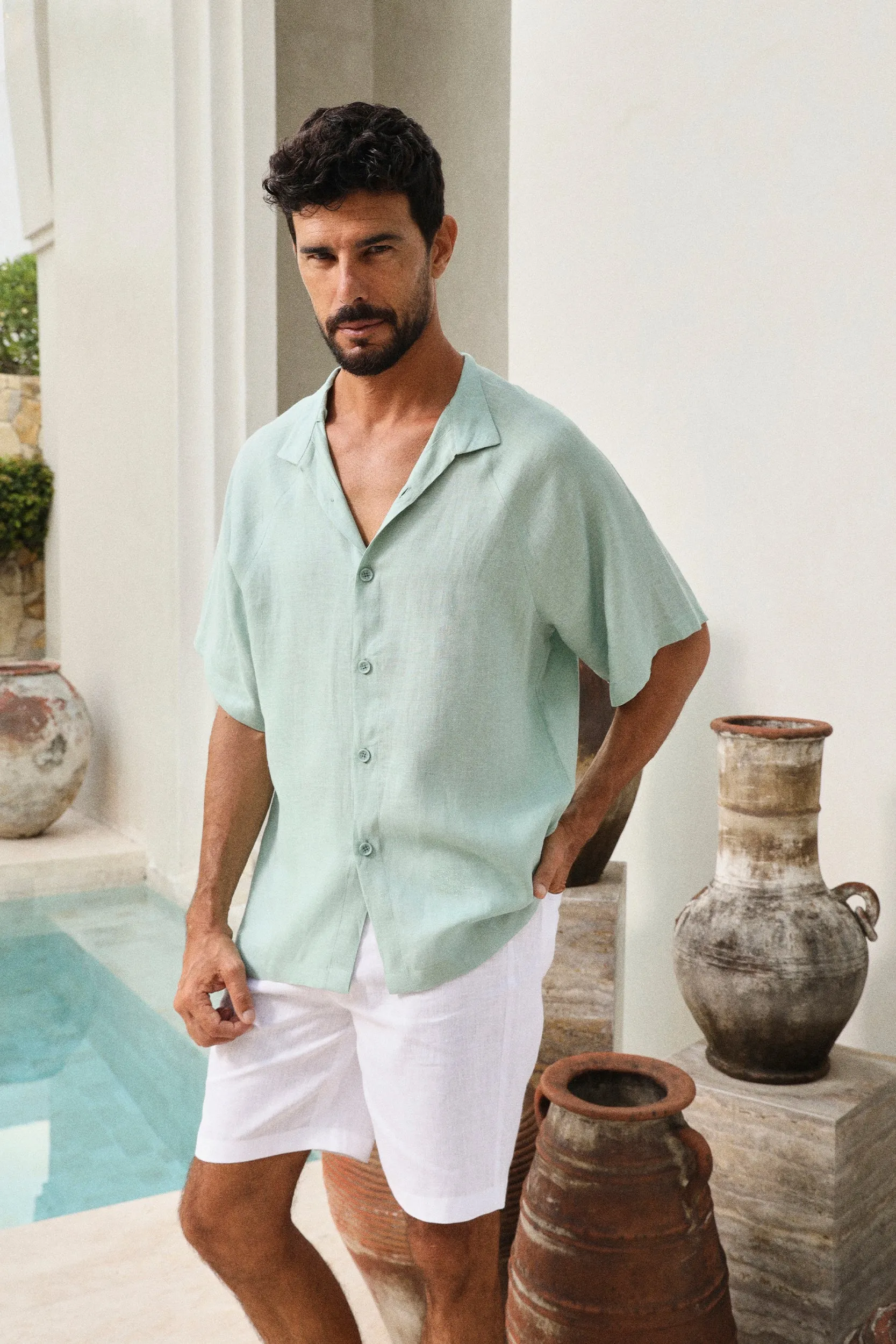 Naples Shirt - Man (Seafoam)