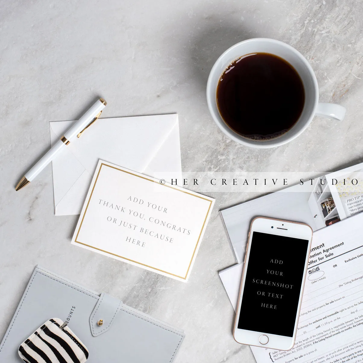 Notecard and Smartphone