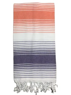 Orange & Navy Towel - Shadow Collection
