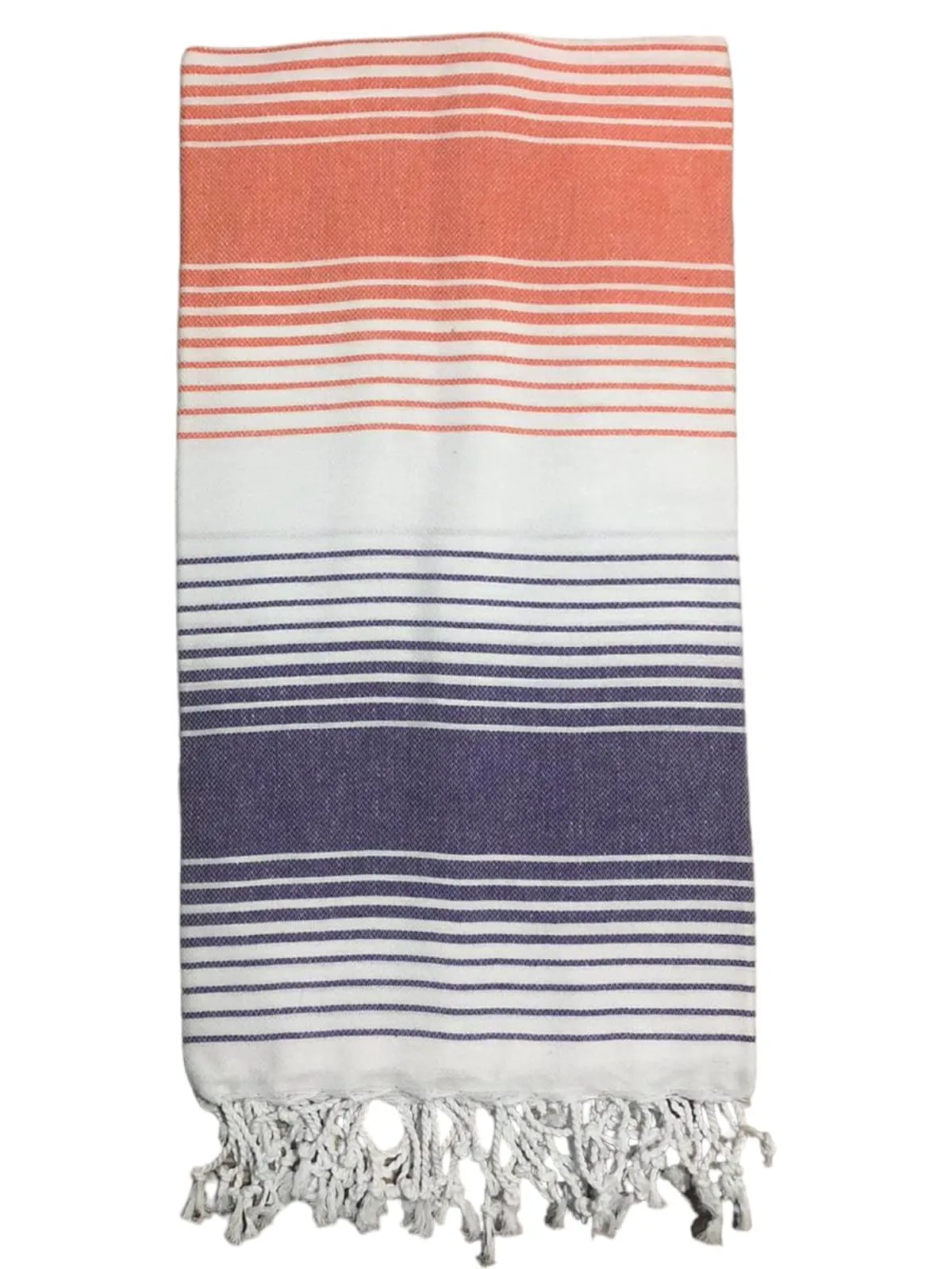 Orange & Navy Towel - Shadow Collection